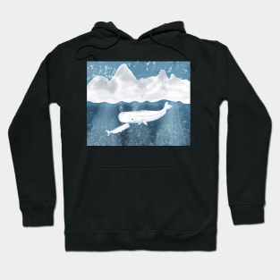 White whales love Hoodie